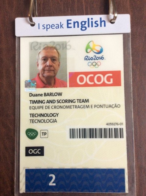 Duane's Olympic Credentials